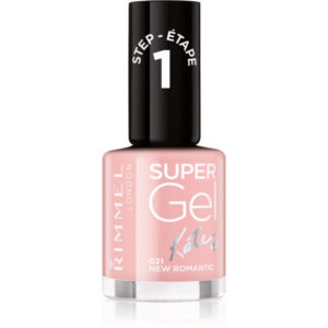 Rimmel Super Gel By Kate géles körömlakk UV/LED lámpa használata nélkül árnyalat 021 New Romantic 12 ml-Eredeti