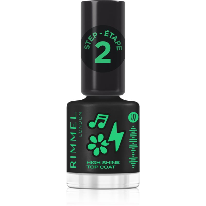 Rimmel Super Gel Lacquer körömlakk árnyalat 001 Top Coat 12 ml-ár