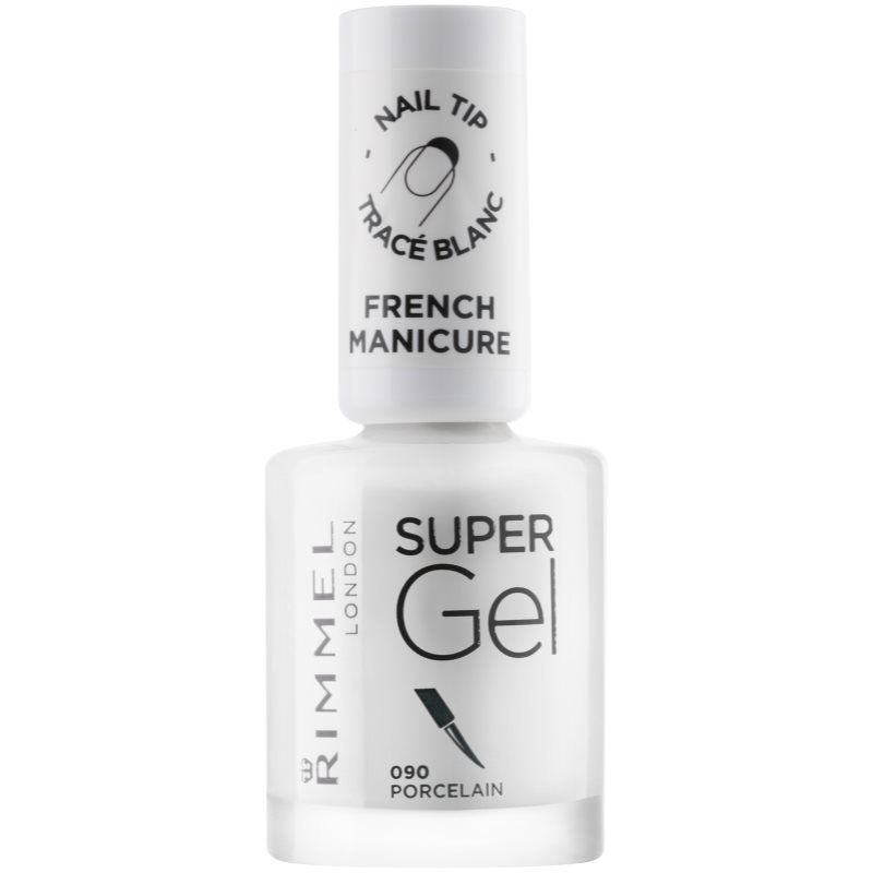 Rimmel Super Gel Step 1 lakk francia manikűrhöz árnyalat 090 Porcelain 12 ml-Ár
