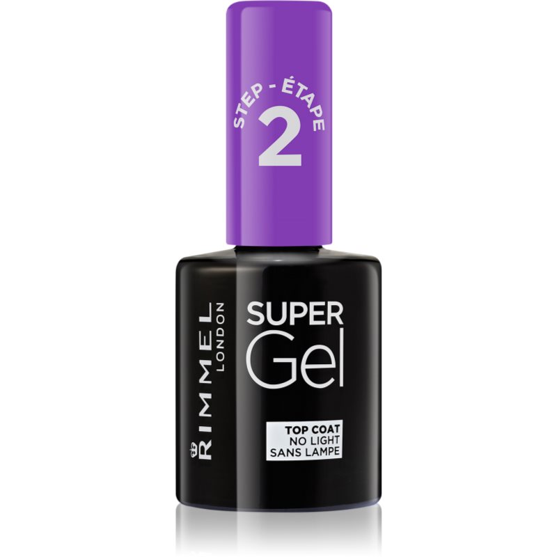 Rimmel Super Gel Step 2 Glitter fedő körömlakk a csillogó fényért 12 ml-Ár