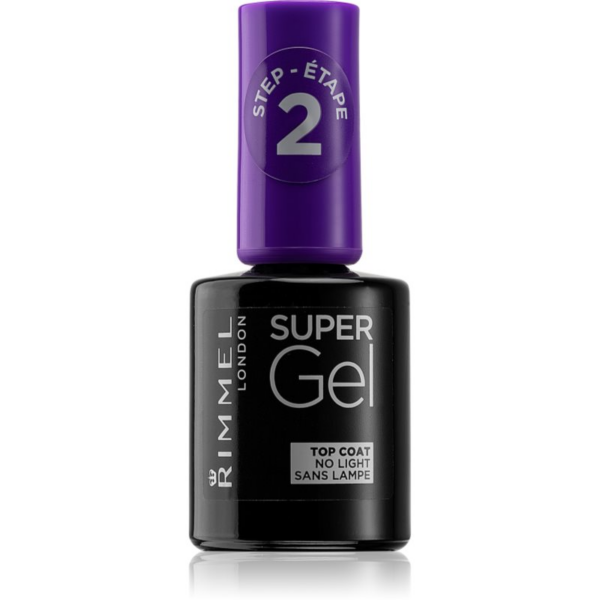 Rimmel Super Gel Step 2 fedő és védő magas fényű körömlakk 12 ml-Eredeti