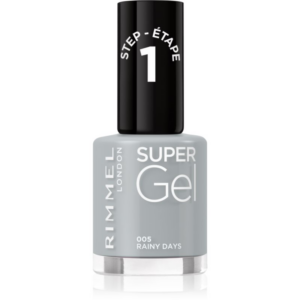 Rimmel Super Gel géles körömlakk UV/LED lámpa használata nélkül árnyalat 005 Rainy Days 12 ml-Ár