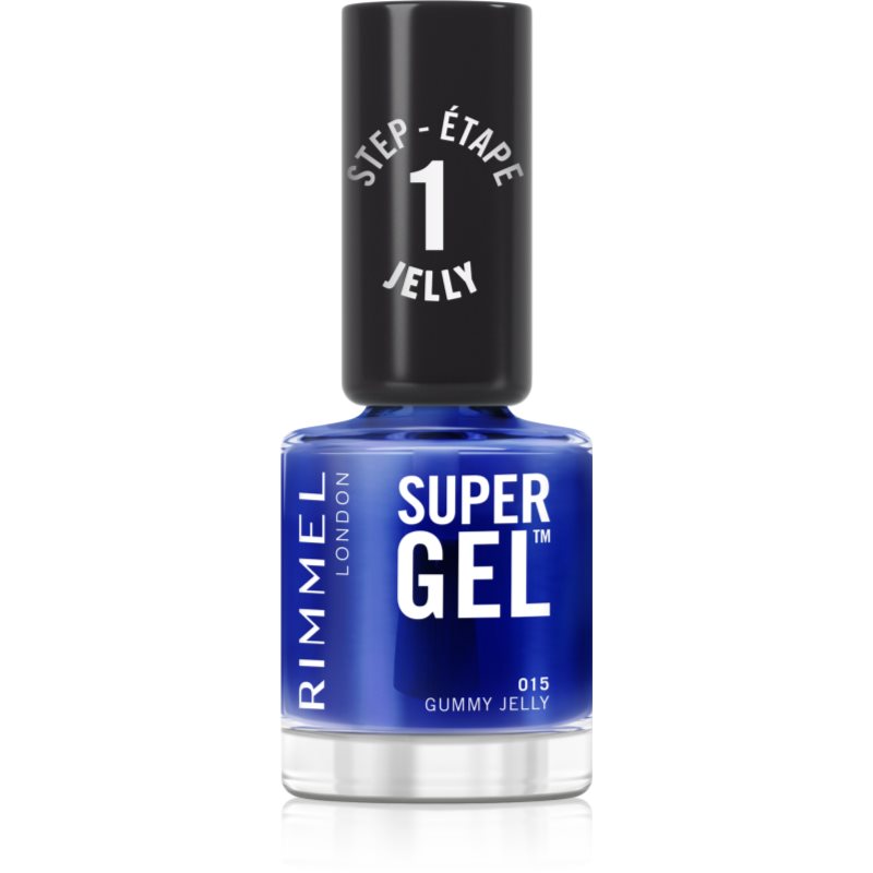 Rimmel Super Gel géles körömlakk UV/LED lámpa használata nélkül árnyalat 015 Gummy Jelly 12 ml-ár