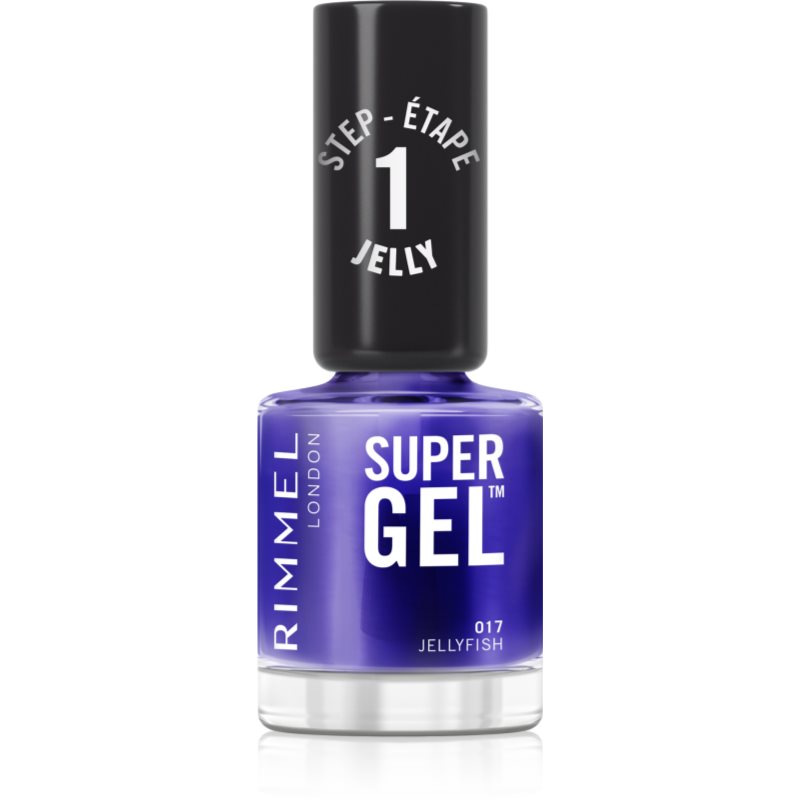 Rimmel Super Gel géles körömlakk UV/LED lámpa használata nélkül árnyalat 017 Lacquer Jellyfish 12 ml-ár
