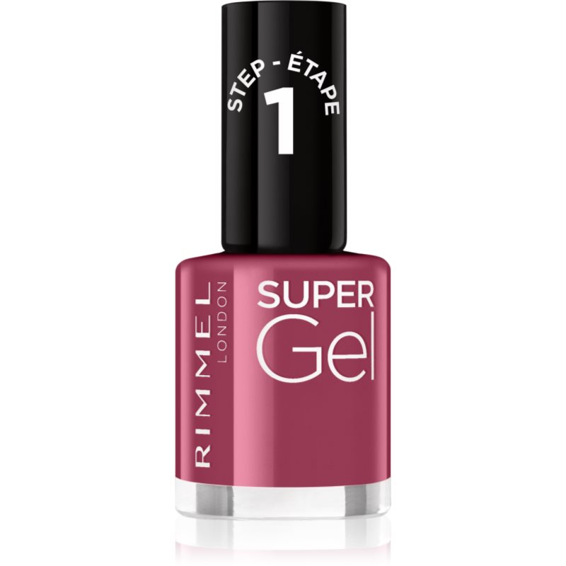 Rimmel Super Gel géles körömlakk UV/LED lámpa használata nélkül árnyalat 030 Wild Gal 12 ml-Ár