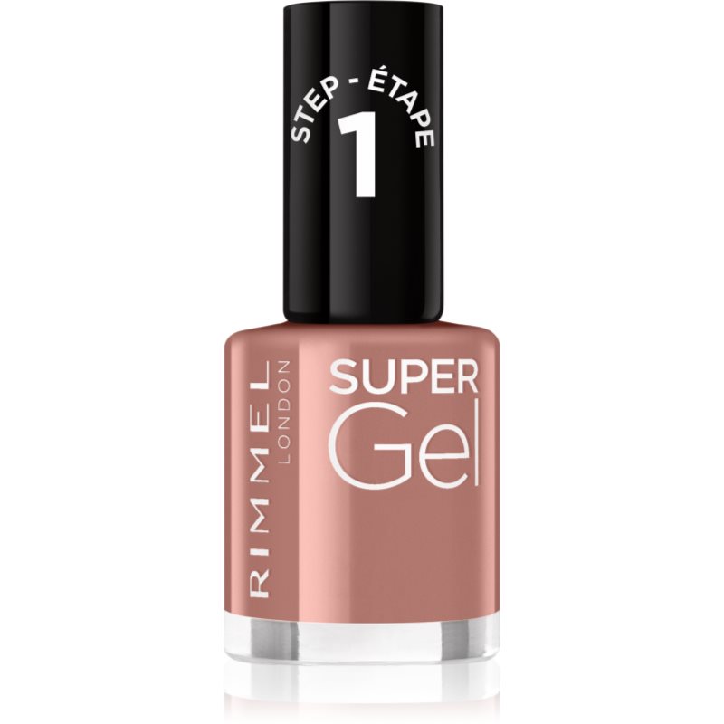 Rimmel Super Gel géles körömlakk UV/LED lámpa használata nélkül árnyalat 033 R&B Rose 12 ml-Ár