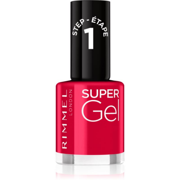 Rimmel Super Gel géles körömlakk UV/LED lámpa használata nélkül árnyalat 045 Flamenco Beach 12 ml-Eredeti
