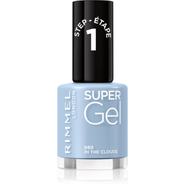 Rimmel Super Gel géles körömlakk UV/LED lámpa használata nélkül árnyalat 060 In The Clouds 12 ml-Ár