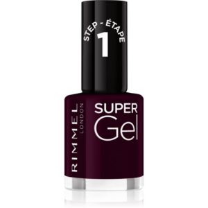 Rimmel Super Gel géles körömlakk UV/LED lámpa használata nélkül árnyalat 064 Plum Pudding 12 ml-Ár