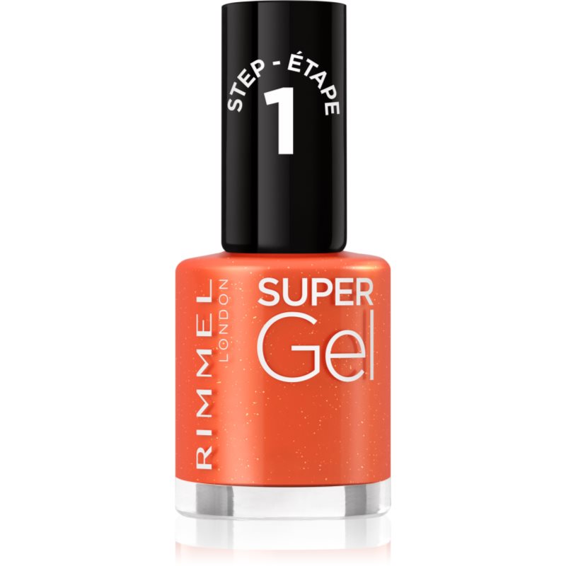 Rimmel Super Gel géles körömlakk UV/LED lámpa használata nélkül árnyalat 096 Heatwave Away 12 ml-Ár