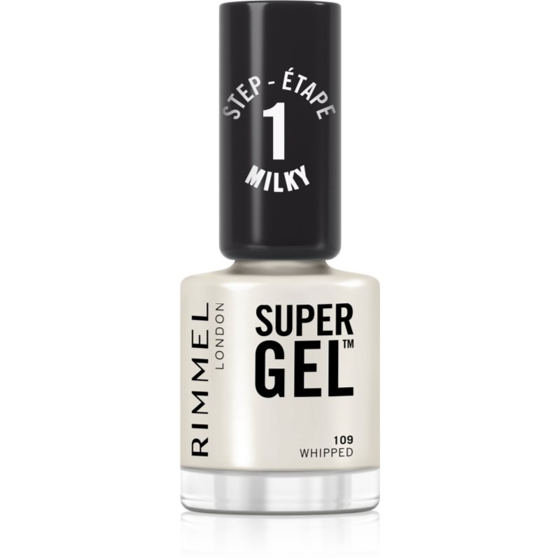Rimmel Super Gel géles körömlakk UV/LED lámpa használata nélkül árnyalat 109 Whipped 12 ml-ár