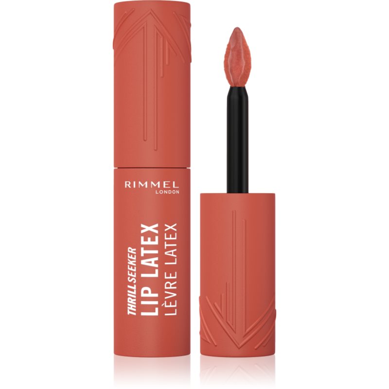 Rimmel Thrill Seeker Lip Latex folyékony rúzs árnyalat 200 So Peachy 6 ml