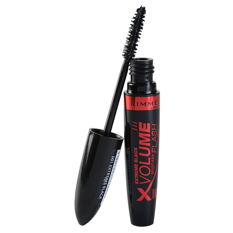 Rimmel Volume Flash X10 Extreme Black dúsító szempillaspirál árnyalat 001 Extreme Black 8 ml-Ár