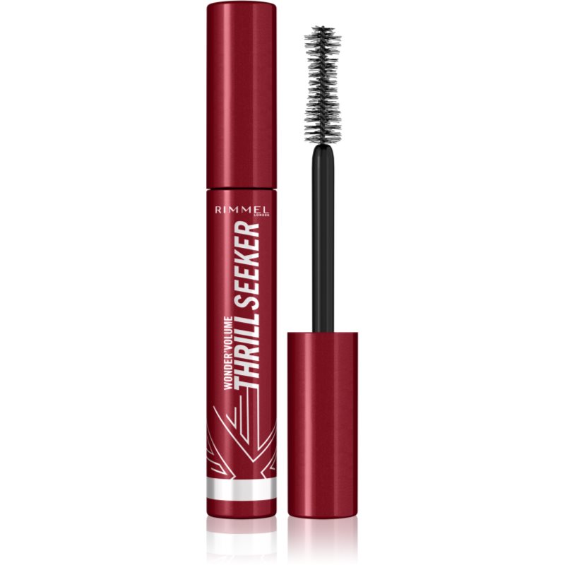 Rimmel WonderVolume Thrill Seeker dúsító és göndörítő szempillaspirál árnyalat Extreme Black 8 ml-Ár