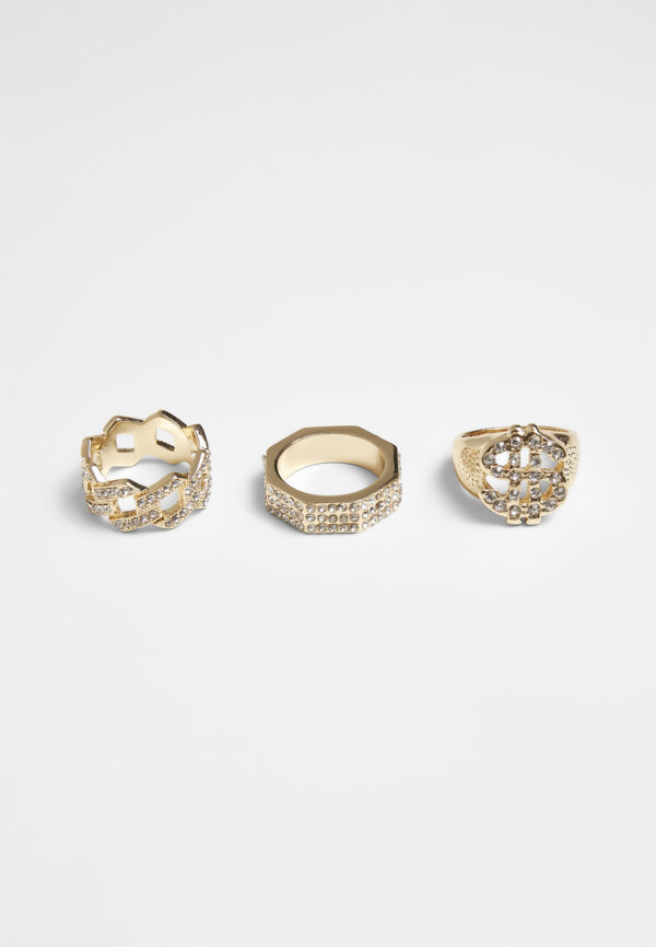 Rings - 3pcs - gold colors