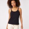 Rip Curl AMANTEA RIB TOP Black Tank Top