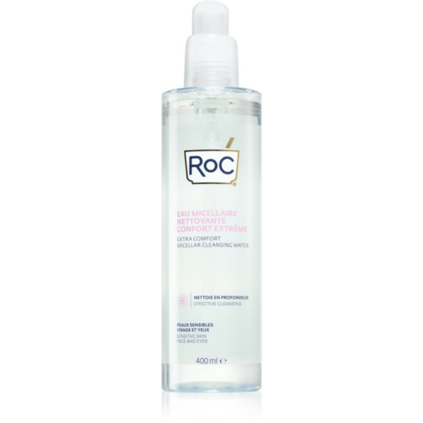 RoC Extra Comfort Micellar Cleansing Water nyugtató micellás víz az érzékeny arcbőrre 400 ml-Ár