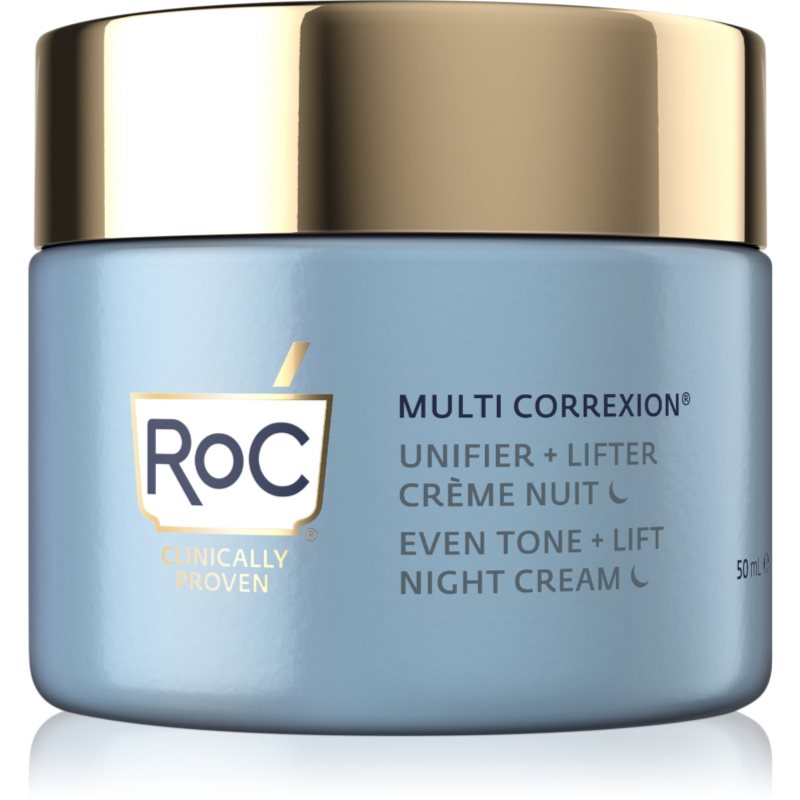 RoC Multi Correxion Even Tone + Lift élénkítő éjszakai krém egységesíti a bőrszín tónusait 50 ml-Ár