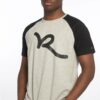 Rocawear T-shirt grey melange/black