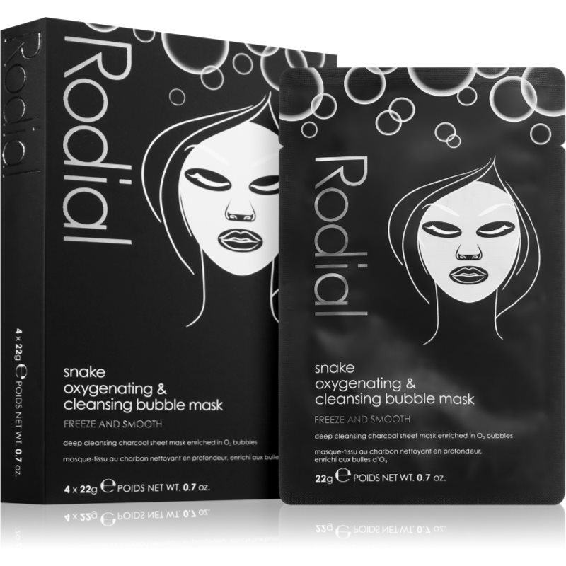 Rodial Snake Oxygenating & Cleansing Bubble Sheet Masks antioxidáns fátyolmaszk 4 db-Ár