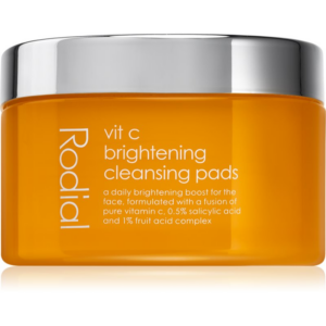 Rodial Vit C Brightening Cleansing Pads tisztító vattakorong C vitamin 50 db-Eredeti