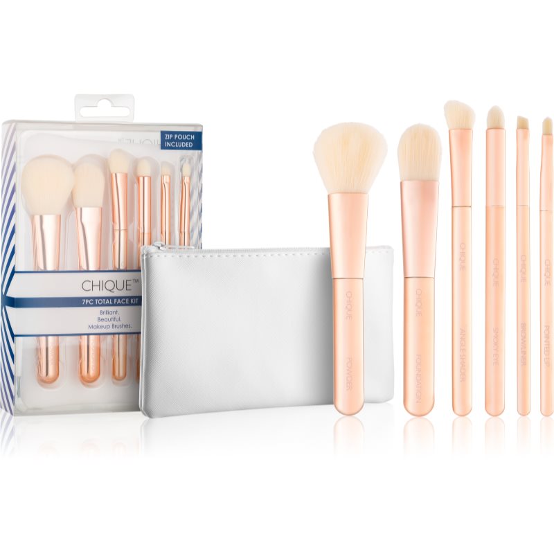 Royal and Langnickel Chique RoseGold ecset szett az arcra és a szemekre-Eredeti