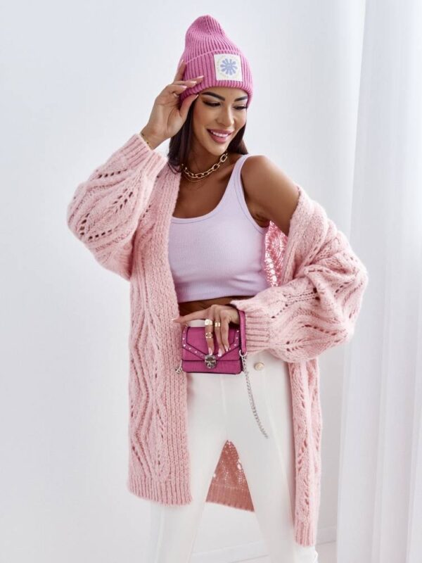 Rózsaszín kardigán Cocomore cmgB394.pink