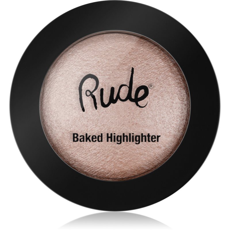 Rude Cosmetics Baked Highlighter kompakt púderes élénkítő arcra árnyalat All Eyes On Me 7 g