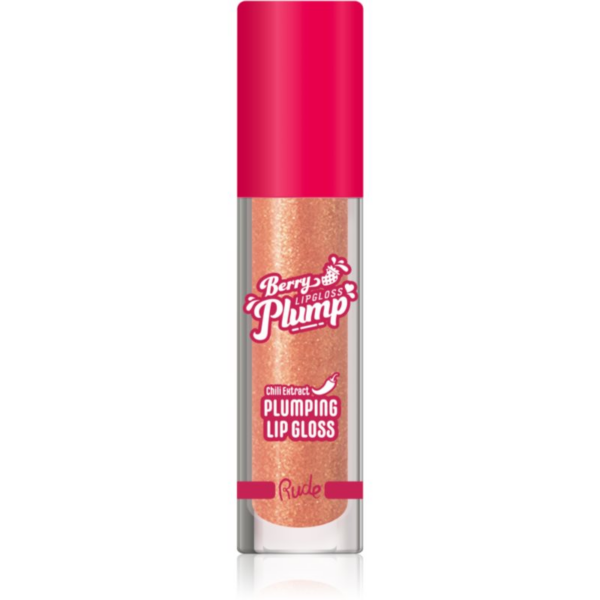 Rude Cosmetics Berry Plump hidratáló ajakfény dús hatásért árnyalat Fairy 4 g