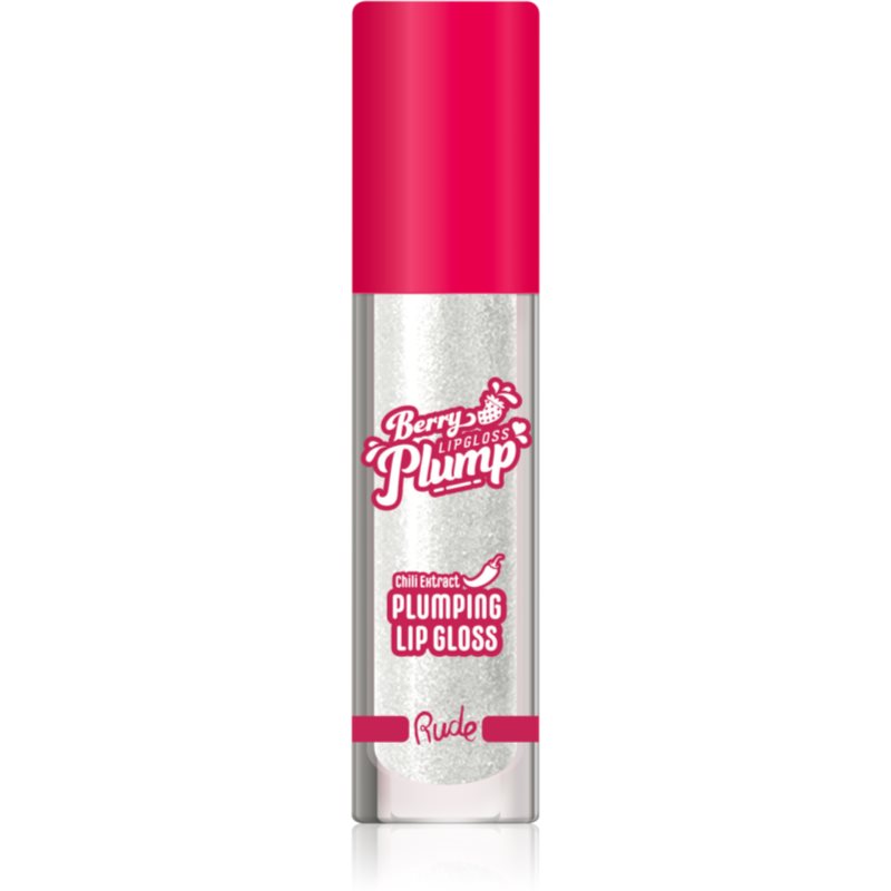 Rude Cosmetics Berry Plump hidratáló ajakfény dús hatásért árnyalat Pearl 4 g