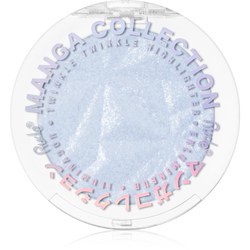 Rude Cosmetics Manga Collection Twinkle Twinkle Highlighter kompakt púderes élénkítő arcra árnyalat Neko-Chan's Paws 4 g