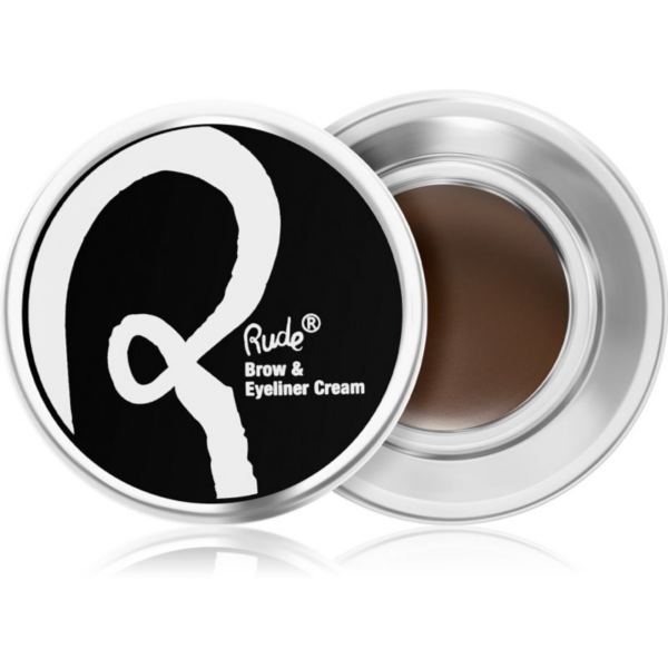 Rude Cosmetics Peep Show Brow & Eyeliner Cream hosszantartó szemöldök gél árnyalat One On One 3.6 g