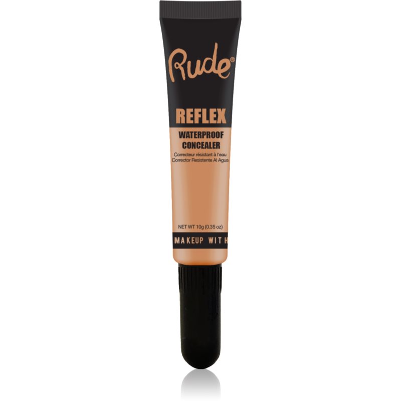 Rude Cosmetics Reflex Waterproof Concealer vízálló korrektor a teljes fedésre árnyalat Honey 08 10 g