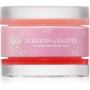 Rude Cosmetics Scrubski & Balmer ajakbalzsam és peeling árnyalat Grapefruit 7.5 g