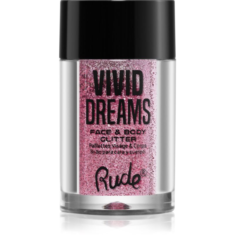 Rude Cosmetics Vivid Dreams Arc és test csillám árnyalat Daydream 2.7 g