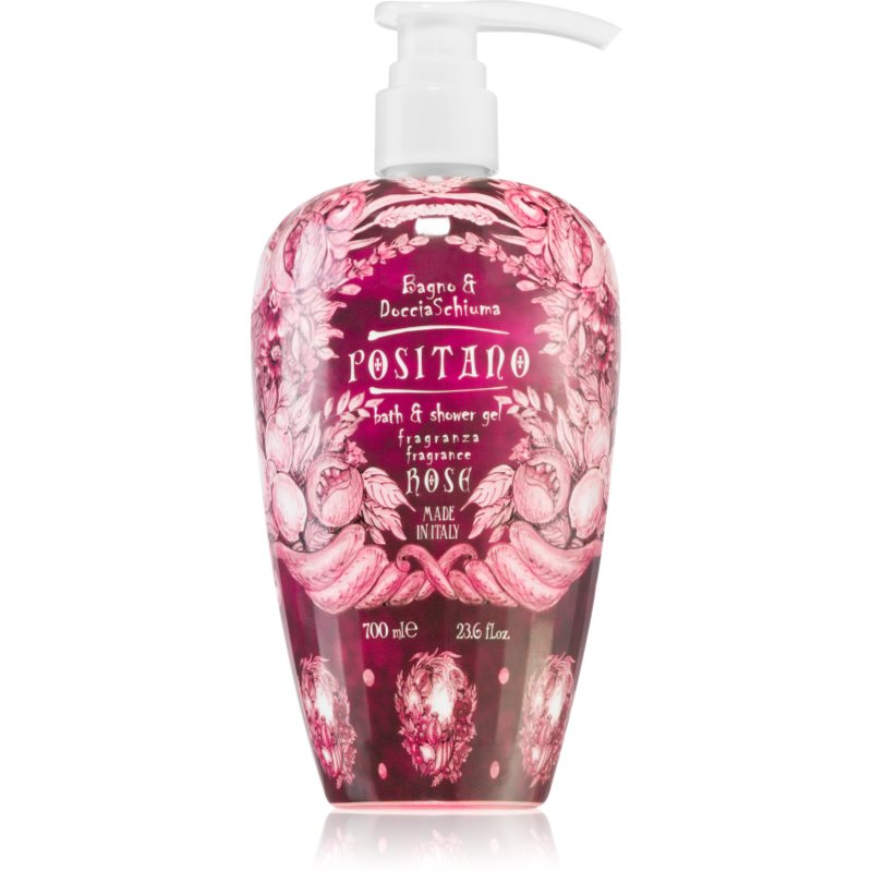 Rudy - Le Maioliche Positano Rosa Damascena tusoló hab fürdőbe 700 ml-Ár