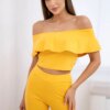 Ruffle mustard set