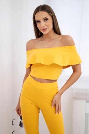 Ruffle mustard set