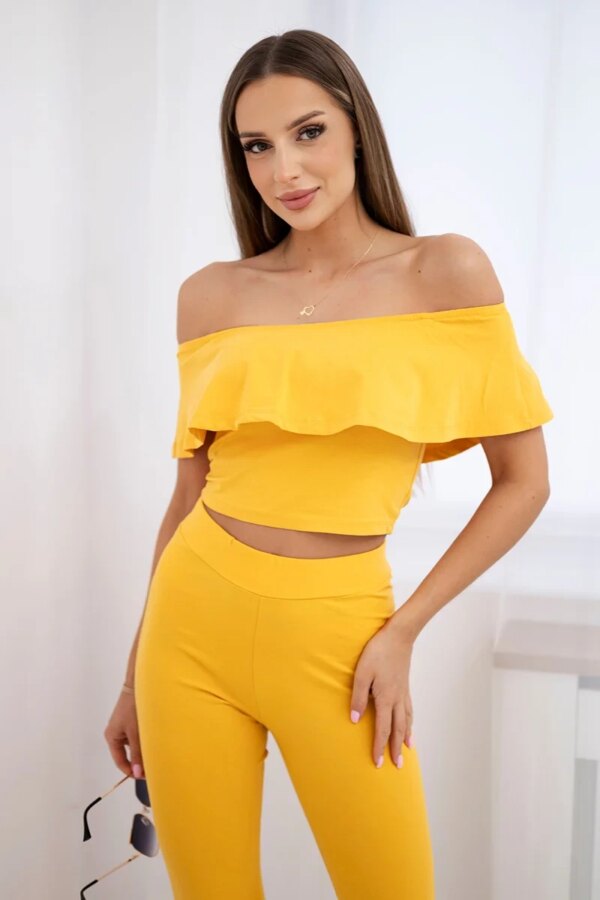 Ruffle mustard set