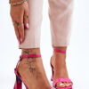 S. BARSKI Fuchsia Owen patentos sarkú szandál