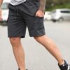 S2999 DEWBERRY CARGO POCKET MENS SHORT-ANTHRACITE