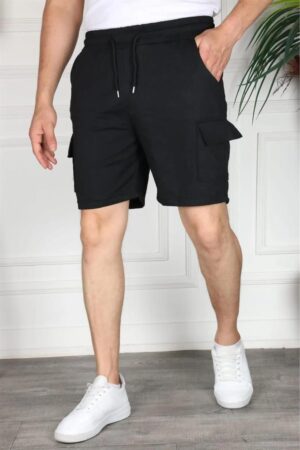 S2999 DEWBERRY CARGO POCKET MENS SHORT-BLACK S2999 DEWBERRY CARGO POCKET MENS SHORT-BLACK