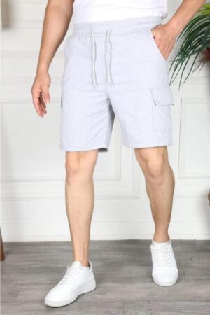 S2999 DEWBERRY CARGO POCKET MENS SHORT-GREY S2999 DEWBERRY CARGO POCKET MENS SHORT-GREY