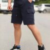 S2999 DEWBERRY CARGO POCKET MENS SHORT-NAVY BLUE