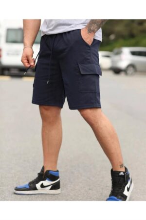 S2999 DEWBERRY CARGO POCKET MENS SHORT-NAVY BLUE S2999 DEWBERRY CARGO POCKET MENS SHORT-NAVY BLUE