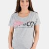 SAM73 Grey women's t-shirt with print SAM 73 - Women's
