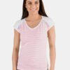 SAM73 Pink & White Women Striped T-Shirt SAM 73 Jonna - Ladies