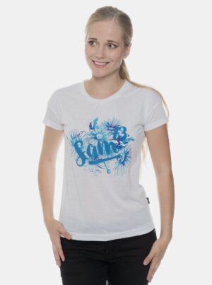 SAM73 White Women's T-Shirt with print SAM 73 - Women