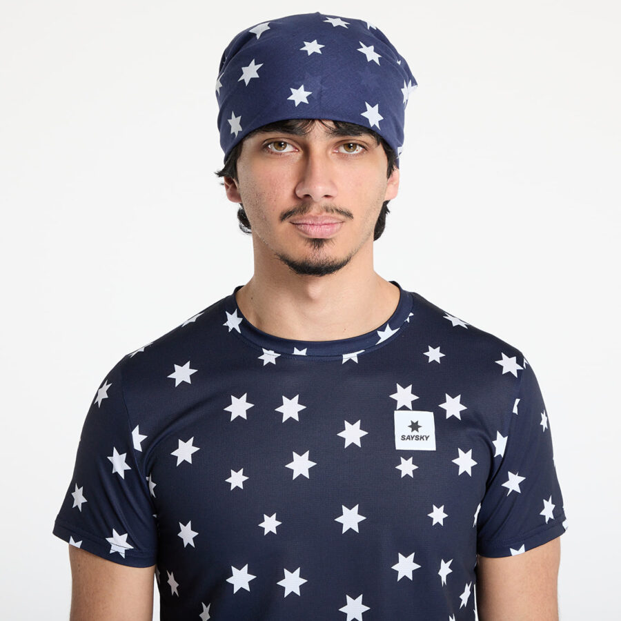 SAYSKY Running Bandana Blue/ White Aop Universal-alacsony-ár