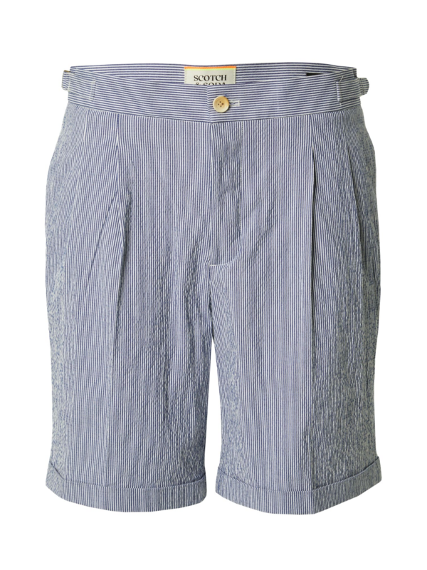 SCOTCH & SODA Élére vasalt nadrágok  krém / tengerészkék-Ár